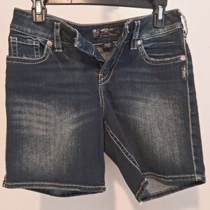 Women's Silver Shorts Waist 27